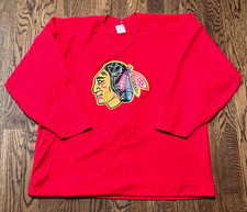Vintage Team Issued Chicago Blackhawks Jersey Practice Gunzos 56 Game Worn RARE picture