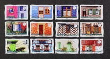 FRANCE 2022, Old Architecture, Complete set of 12 Used stamps picture