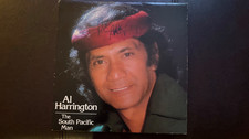 Al Harrington – The South Pacific Man LP Autographed South Pacific Man Records picture