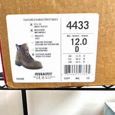 Red Wing Shoes 4433 Men's Steel Toe Waterproof EH Work Boots Brown 12D picture