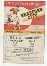 1949/50 BRADFORD CITY v HALIFAX TOWN picture
