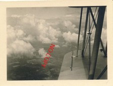 Photo Luftwaffe aircraft biplane flight above the clouds WW2 J1.10 picture