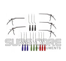 Mis lumbar spine surgery curettes & Kerrison Rongeur set of 17 Pcs picture