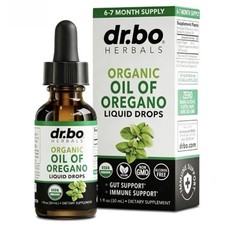 Dr.Bo Organic Oil of Oregano Drops, 60% Carvacrol, Immune & Gut Support picture