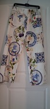 Anthropologie Maeve Colette Wide-Leg Cropped Pants Size 31 picture
