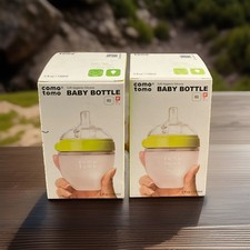 New Comotomo Baby Bottle - Soft Hygiene Silicone Green,5 fl oz/ 150 ml (2 Pack) picture