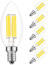 E14 Dimmable LED Bulb 6W,AC 110V 600Lumens Daylight 5000K,E14 European Base Cand picture