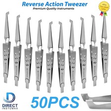 Dental Direct Bracket Holder Orthodontic Self Close Reverse Action Tweezer picture