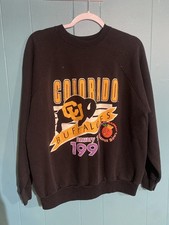 Vintage 1991 ORANGE BOWL Colorado Buffaloes Sweatshirt, Size XL picture