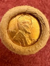1939-P Lincoln Cent OBW GEM BU RED ROLL picture