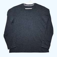 Lululemon Long Sleeve Shirt Dark Green Blue Heather Metal Vent Tech? Mens Large? picture