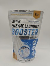 NEW ACTIVE Enzyme Laundry Booster 2 LB Stain & Odor Remover 64 Loads picture