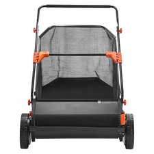 Uimoso Push Lawn Sweeper 26 in for Leaves & Grass with 7 cu.ft. Collection Bag picture
