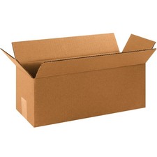 PARTNERS BRAND 16 x 5 x 5 Corrugated Cardboard Boxes, Long 16