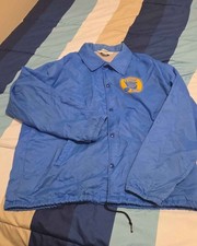 Vintage 1986 Chalk Line St. Louis Blues NHL Nylon Coach Jacket Size XL Blue Note picture