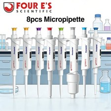8-Piece 0.1μl to 10ml Micropipette Adjustable Volume Single Channel Pipettor Set picture