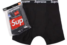 Supreme Hanes Boxer Briefs (4 Pack) Black picture