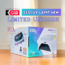 Kupa Mani-pro GLO LED/UV Lamp 48W - White w/ Unicorn Trim Cordless LIMITED COLOR picture