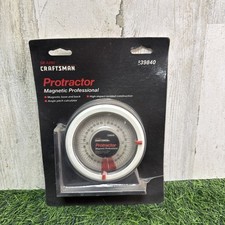 Sears Craftsman USA Nos Protractor Magnetic Professional 39840 Angle Calculator picture