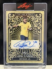 NEYMAR JR 🔥2026 🔥Leaf THE ONE AND ONLY🔥 1/1 GOLD AUTO picture