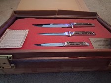 1983 Kershaw Hand Forged Knife Set picture