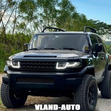 2007-2015 VLAND LED Projector Headlights & Black Grille For Toyota FJ Cruiser picture
