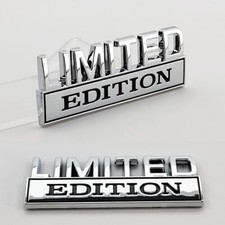 1pc LIMITED EDITION Chrome emblem Badges fits Chevy Toyota Ford Car Truck picture