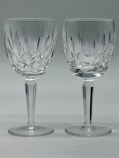 Stunning Pair of Vintage Waterford Kildare Ireland Red Wine Crystal Glass picture