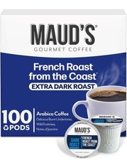 Maud's French Roast Coffee Pods, 100 ct, Dark 100 Count (Pack of 1)  picture