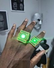 Green Lantern LED Power Ring | 3D Printed Light-Up Cosplay Ring picture