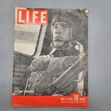 LIFE Magazine May 12 1941 US Army Parachutist WWII Era Vintage News Fair picture