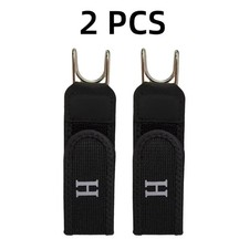 2PCS Tactical Metal Hook Elastic Belt Buckle-Less Invisible Waist Belt Closure picture