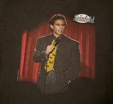 Vintage 90s Jerry Seinfeld Shirt TV Show Promo 1998 Friends Big Bang Theory RARE picture
