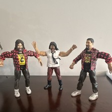 WWE vintage 1999 Jakks Pacific Mick Foley/Cactus Jack/Mankind figures 3 lot picture