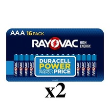 (32 pack) Rayovac High Energy AAA Batteries 32 Count Exp 12/2033 Brand New picture