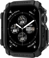 Spigen Rugged Armor Case for Apple Watch Series 11/10 46mm Matte Black ACS08597 picture