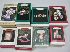 8 Hallmark Vintage 1996 Christmas Ornaments Original Boxes w/Price Tabs Keepsake picture