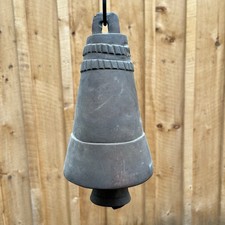 Big Antq Vtg Brass Bronze Graduated Cow Bell Camel Temple Garden Tibet India Old picture