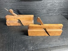 2 Antique/Vintage Molding/Woodworking Plane Hand Tools One Blade picture