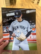Will Warren Signed 8x10 Yankees Authentic picture