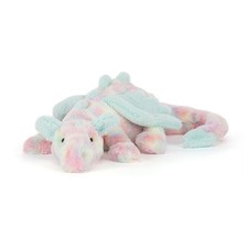 Jellycat Lazulia Dragon Plush Toy – Rare Limited Edition Large 50cm Gift picture