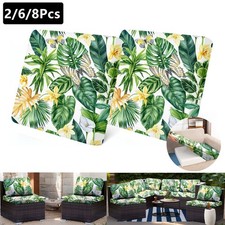2/6/8Pcs Patio Stretch Sofa Cushion Cover Outdoor Cushion Cover Replacement picture