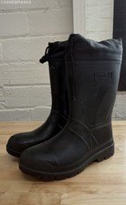 Kamik Black Rubber Winter Pac Boots with Liner Made in Canada Men's Size 9 picture