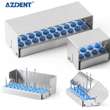 8/30 Holes Dental Bur Holder Disinfection Block Case Box Dentist Stand Autoclave picture