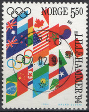 B5-5 Norway 1994 NK 1195, SON Oslo 12.02.94, on day of issue (OS). picture