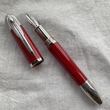 Montblanc Great Characters Enzo Ferrari Red Fountain Pen With Box picture