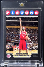 ( /51 ) Richard Hamilton 2008-09 Topps #132 Black Border Rare Detroit Pistons picture
