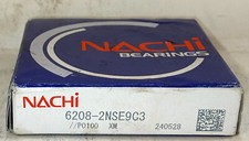 1 NEW NACHI 6208-2NSE9C3 40X80X18mm DEEP GROOVE BALL BEARING NIB **MAKE OFFER** picture