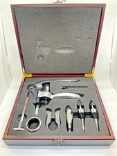 9 piece Vintage Google Branded  Wine Opener Kit in 8.5