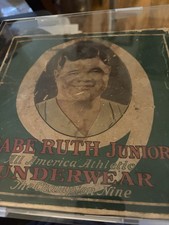 Circa 1920s 1930s Babe Ruth Complete Underwear Box picture
